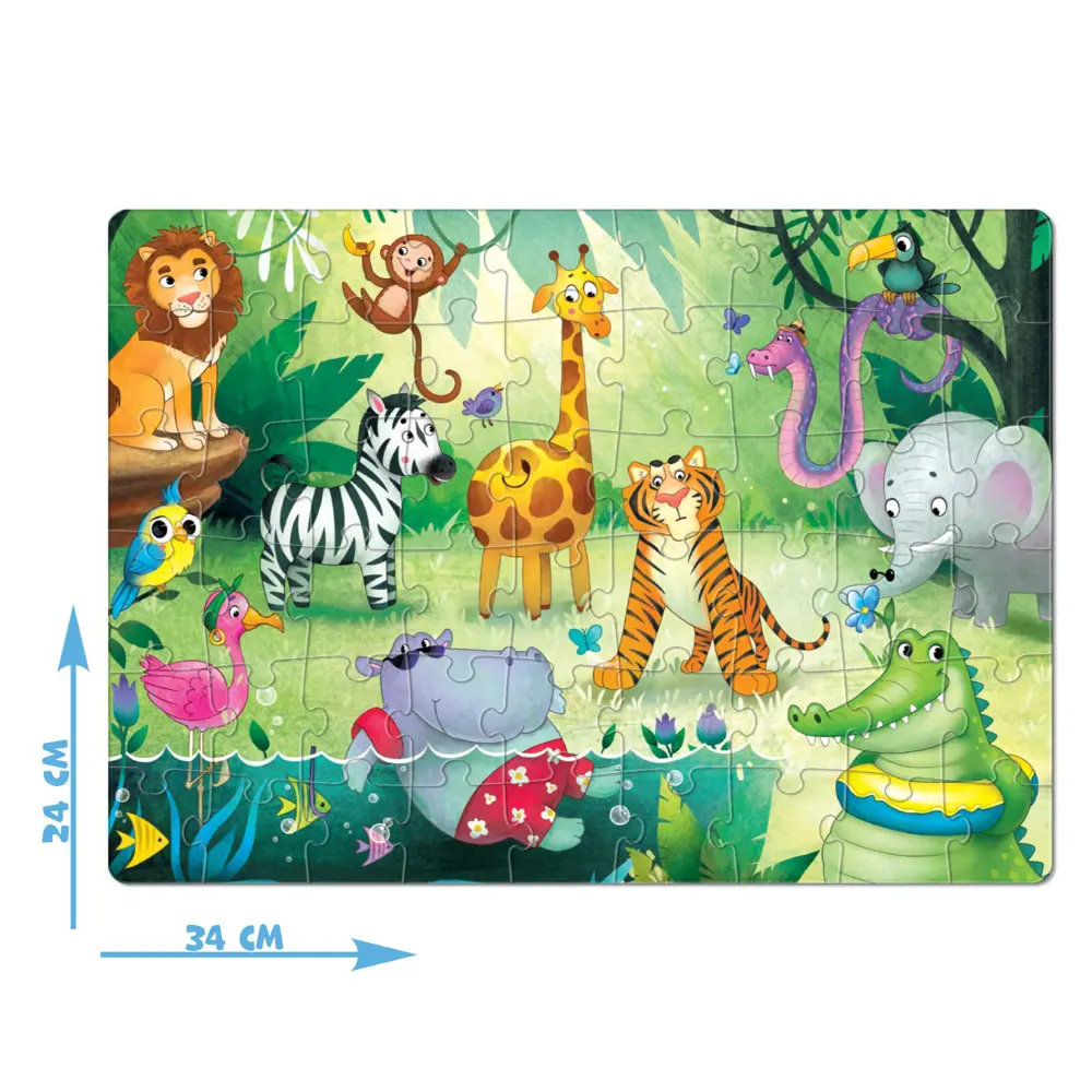 Фото 2 Пазл детский Тропические джунгли 160 элементов Puzzle Time Фото 2 Пазл детский Тропические джунгли 160 элементов Puzzle Time