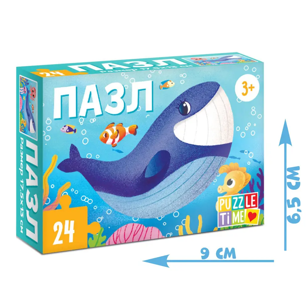Фото 4 Пазл Под водой 24 элемента Puzzle Time Фото 4 Пазл Под водой 24 элемента Puzzle Time