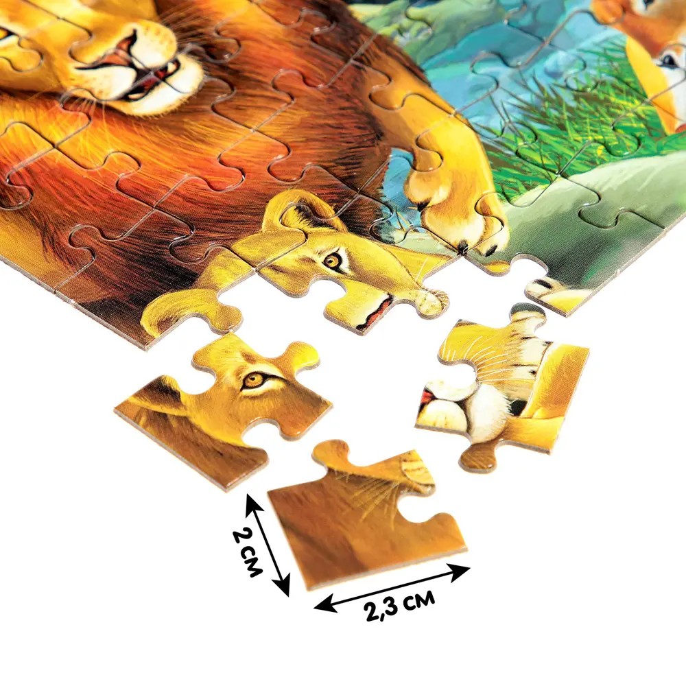 Фото 3 Пазл Обитатели саванны 80 деталей Puzzle Time Фото 3 Пазл Обитатели саванны 80 деталей Puzzle Time