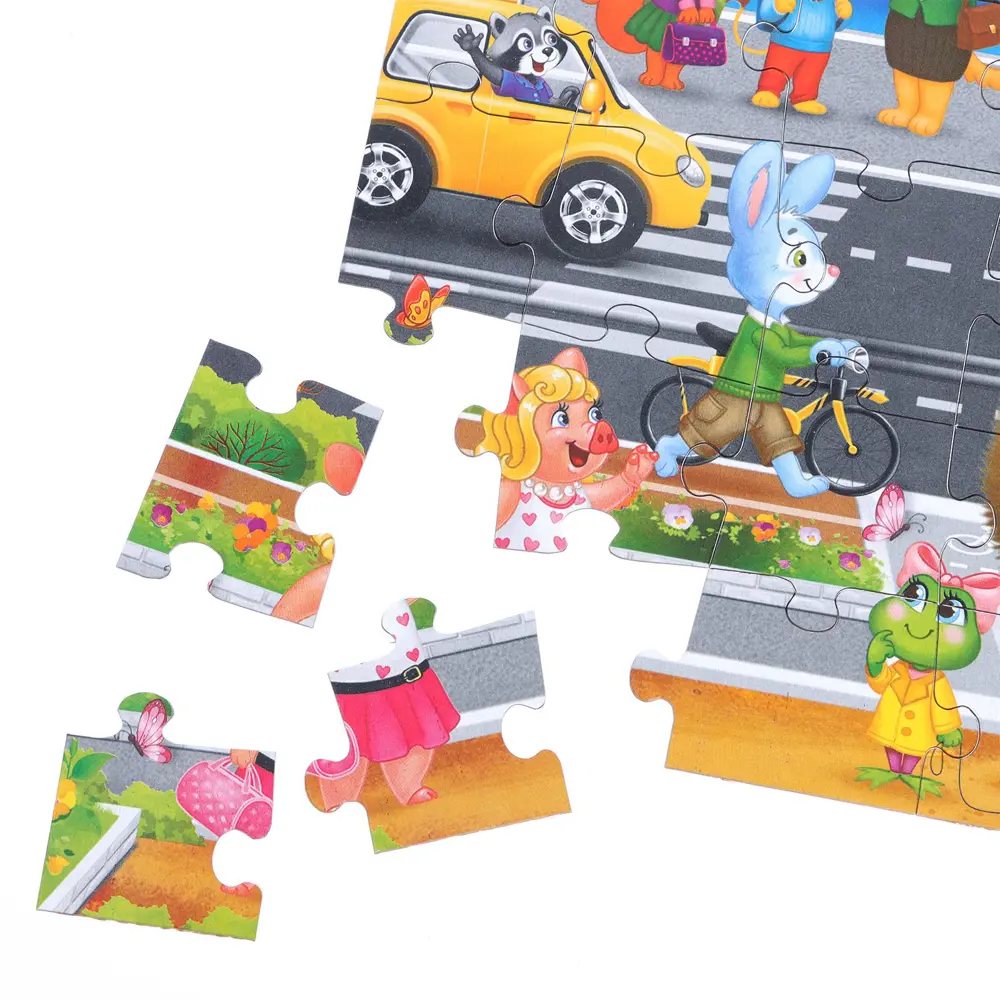 Фото 3 Пазлы Город зверят 35 элементов Puzzle Time Фото 3 Пазлы Город зверят 35 элементов Puzzle Time