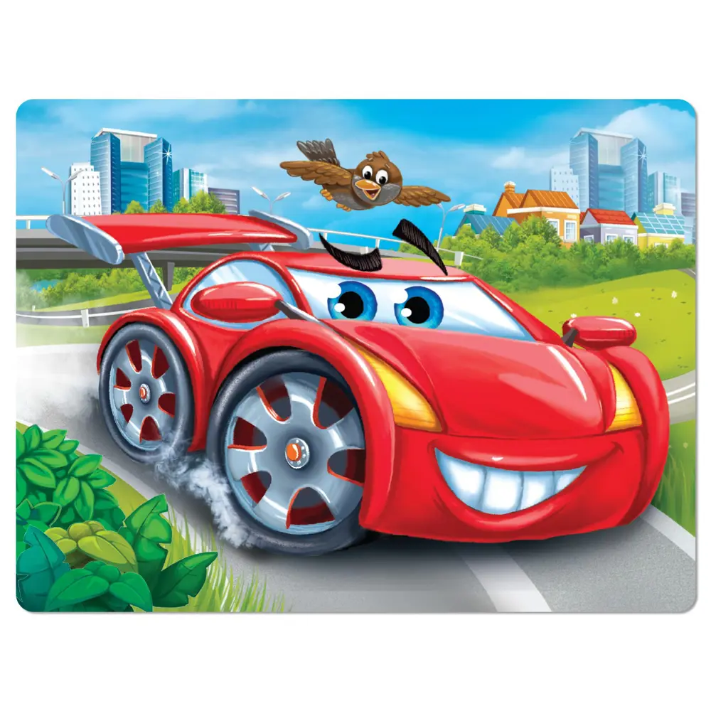 Фото 2 Пазл детский Крутые гонки №6 54 элемента Puzzle Time Фото 2 Пазл детский Крутые гонки №6 54 элемента Puzzle Time