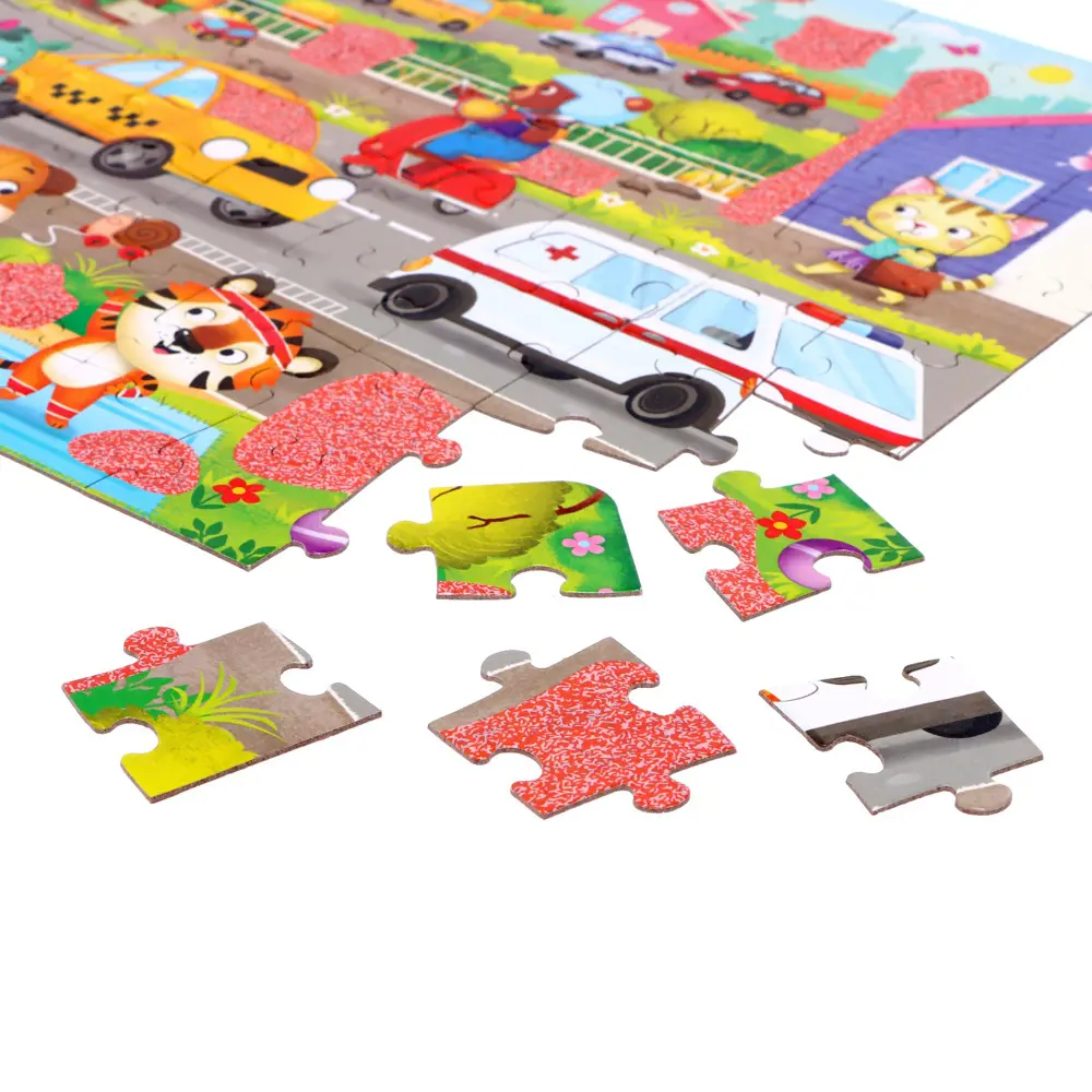 Фото 4 Пазл Собери найди покажи Город зверят 88 элементов Puzzle Time Фото 4 Пазл Собери найди покажи Город зверят 88 элементов Puzzle Time