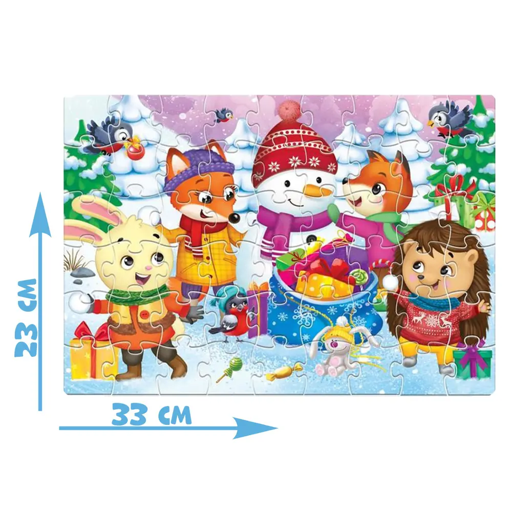Фото 2 Пазлы в металлической коробке Новогодние забавы 54 детали Puzzle Time Фото 2 Пазлы в металлической коробке Новогодние забавы 54 детали Puzzle Time