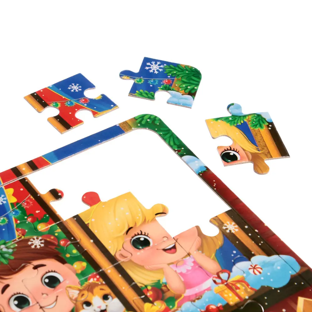 Фото 3 Пазлы 4 в 1 Новогодние радости 9 16 25 36 элементов Puzzle Time Фото 3 Пазлы 4 в 1 Новогодние радости 9 16 25 36 элементов Puzzle Time