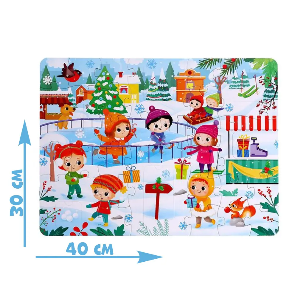 Фото 2 Пазл с окошками В ожидании Нового года Puzzle Time Фото 2 Пазл с окошками В ожидании Нового года Puzzle Time
