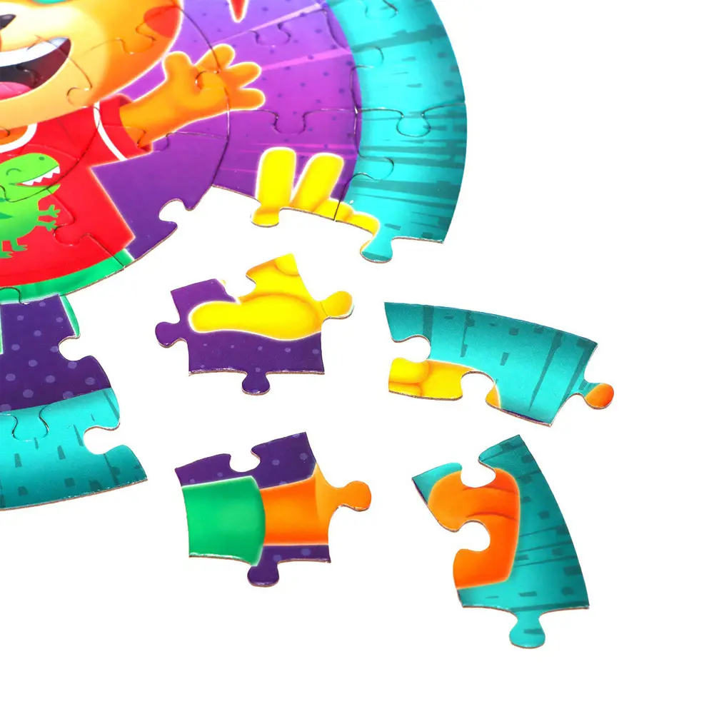 Фото 3 Круглый пазл в металлической коробке Команда Мяу 44 детали Puzzle Time Фото 3 Круглый пазл в металлической коробке Команда Мяу 44 детали Puzzle Time