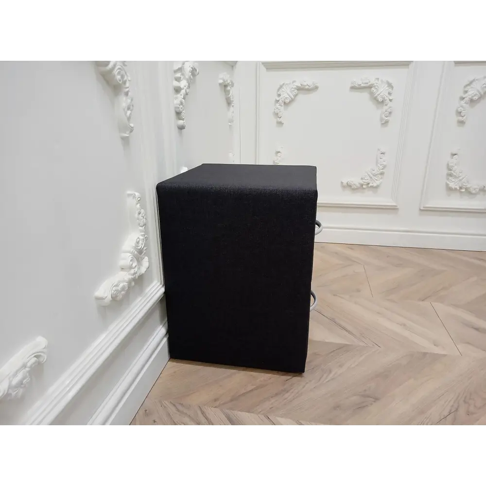 Фото 2 Тумба прикроватная DG-home Estetika Montana 40x52x38 см 2 ящика ЛДСП цвет черный