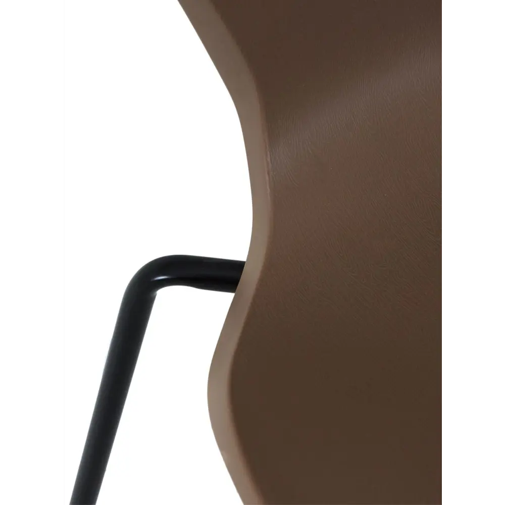 Фото 4 Стул Огого обстановочка! Monty 49 см х 52 см х 81 см пластик и металл коричневый 1 шт