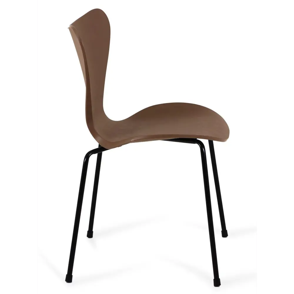 Фото 3 Стул Огого обстановочка! Monty 49 см х 52 см х 81 см пластик и металл коричневый 1 шт