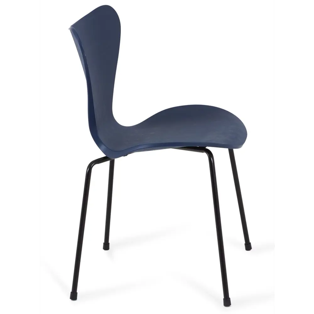 Фото 4 Стул Огого обстановочка! Monty 49 см х 52 см х 81 см пластик и металл синий 4 шт