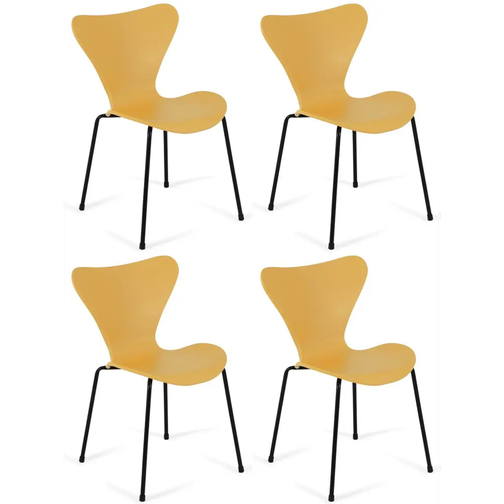 Фото Стул Огого обстановочка! Monty 49 см х 52 см х 81 см пластик и металл желтое золото 4 шт Фото Стул Огого обстановочка! Monty 49 см х 52 см х 81 см пластик и металл желтое золото 4 шт