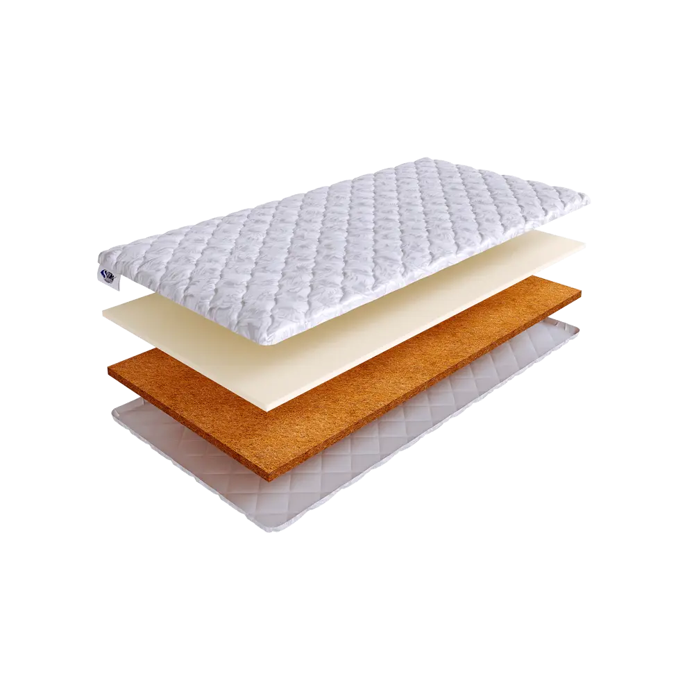 Фото Топпер SkySleep Orto Hard на матрас 140x190 см, беспружинный, жесткость: жесткая, средняя, полутораспальный, ортопедический, кокосовый Фото Топпер SkySleep Orto Hard на матрас 140x190 см, беспружинный, жесткость: жесткая, средняя, полутораспальный, ортопедический, кокосовый