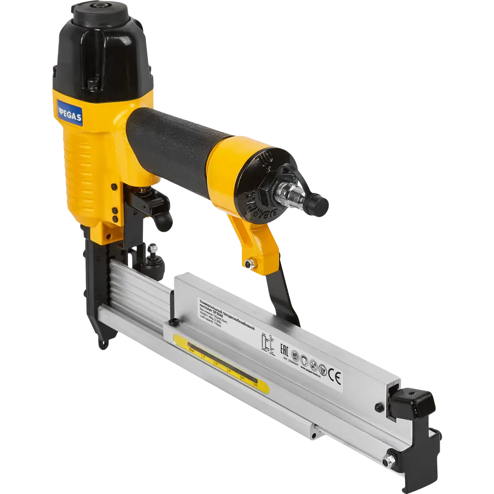 Фото 3 Степлер пневматический Pegas Pneumatic SF5040 тип скоб 18GA 16-40 мм Фото 3 Степлер пневматический Pegas Pneumatic SF5040 тип скоб 18GA 16-40 мм