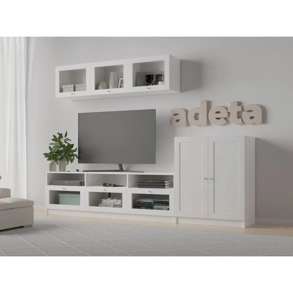 Фото 5 Тумба напольная Adeta Билли 714 258x190x40 см ЛДСП цвет белый Фото 5 Тумба напольная Adeta Билли 714 258x190x40 см ЛДСП цвет белый