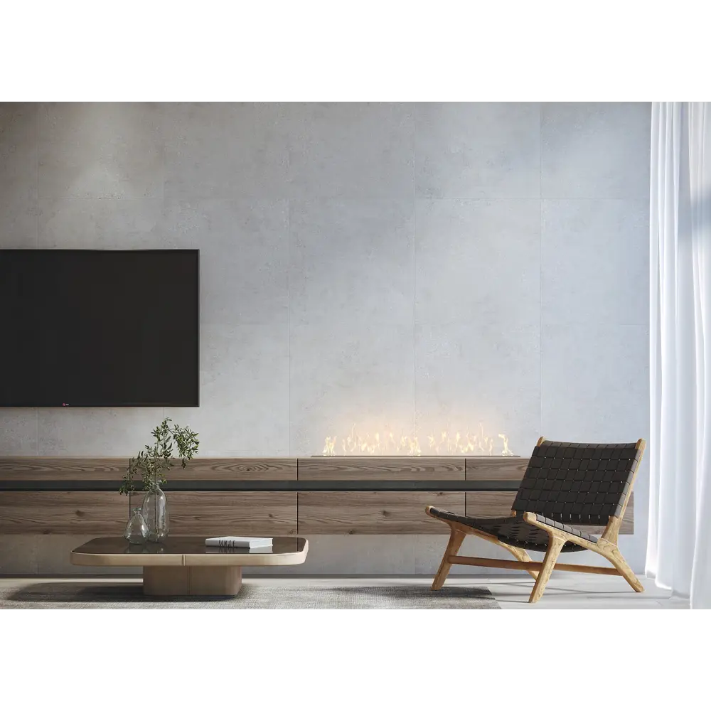 Фото Керамическая плитка Creto Cemento Grey W M 25x75см NR Mat 1, цена за упаковку Фото Керамическая плитка Creto Cemento Grey W M 25x75см NR Mat 1, цена за упаковку