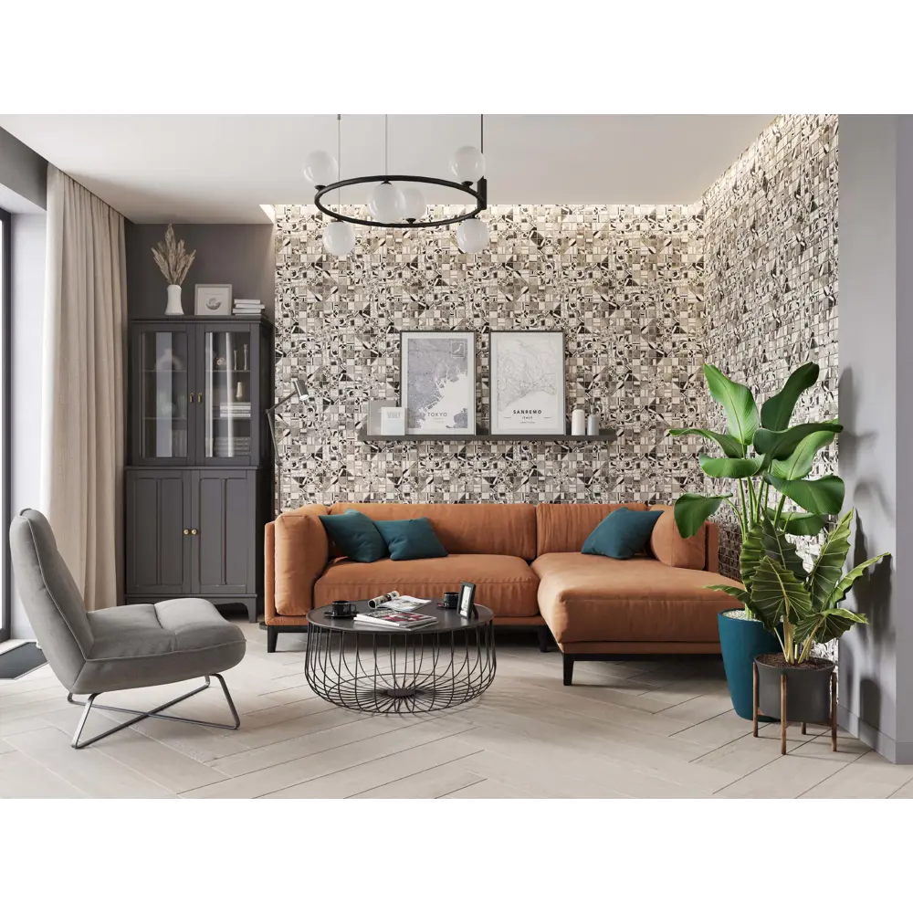 Фото 6 Керамогранит Estima CF01/NS_R9/60x60x10R/GW 60х60см 1.44 м² цвет серый, цена за упаковку Фото 6 Керамогранит Estima CF01/NS_R9/60x60x10R/GW 60х60см 1.44 м² цвет серый, цена за упаковку