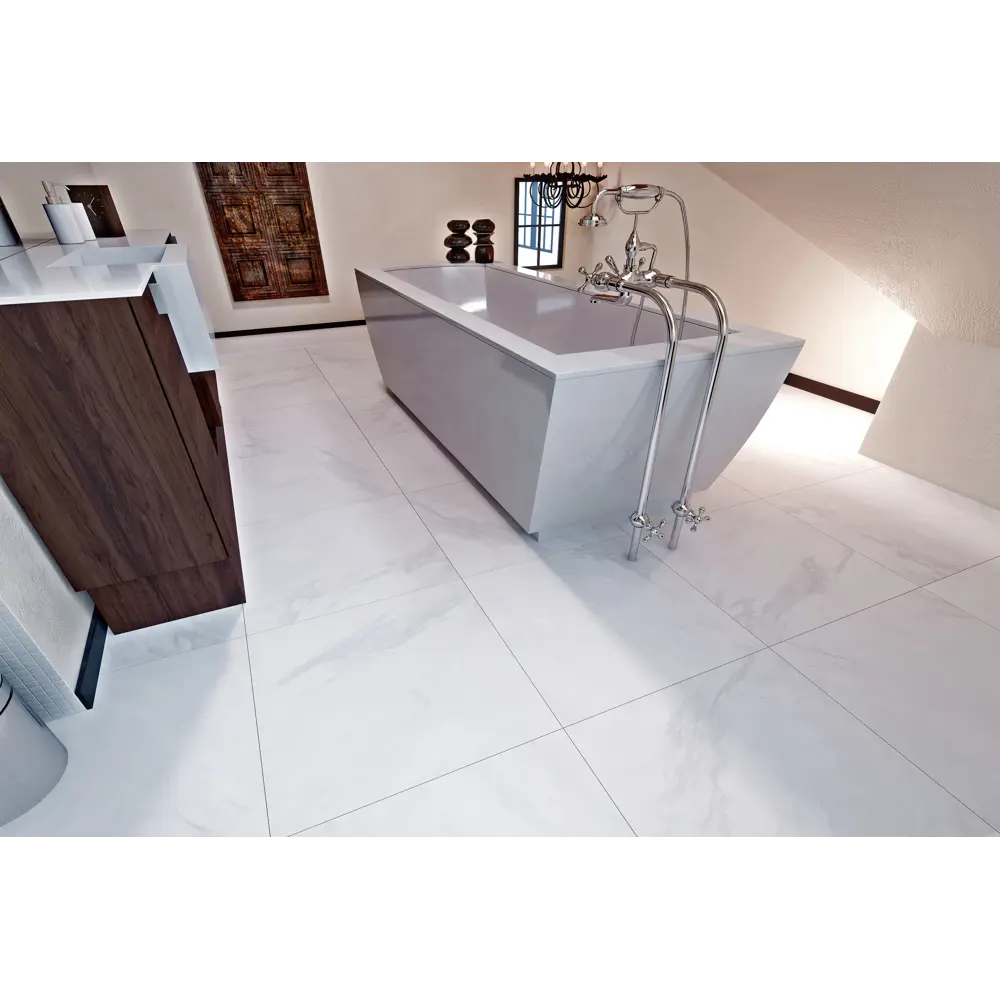 Фото 15 Керамогранит Гранитея G281P6060 60x60см 1.44 м² цвет белый, цена за упаковку Фото 15 Керамогранит Гранитея G281P6060 60x60см 1.44 м² цвет белый, цена за упаковку