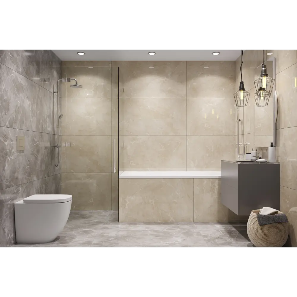 Фото 5 Керамогранит Grasaro Softmarble 120x60 см 1.44 м² лаппатированный цвет бежевый