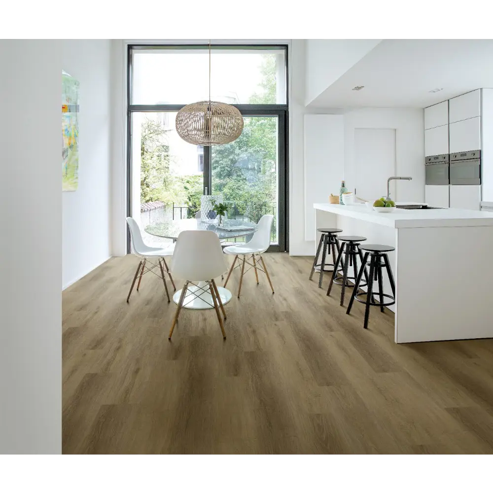 Фото ПВХ плитка Quick Step Бежевый дуб 33 класс толщина 5 мм 2.128 м², цена за упаковку Фото ПВХ плитка Quick Step Бежевый дуб 33 класс толщина 5 мм 2.128 м², цена за упаковку