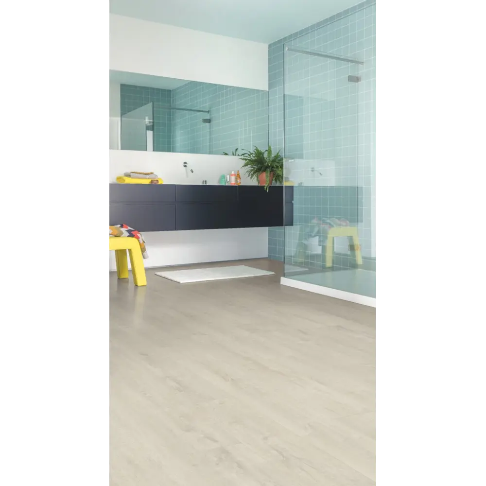 Фото ПВХ плитка Quick Step Дуб бархатный светлый 32 класс толщина 4.5 мм 2.105 м², цена за упаковку Фото ПВХ плитка Quick Step Дуб бархатный светлый 32 класс толщина 4.5 мм 2.105 м², цена за упаковку