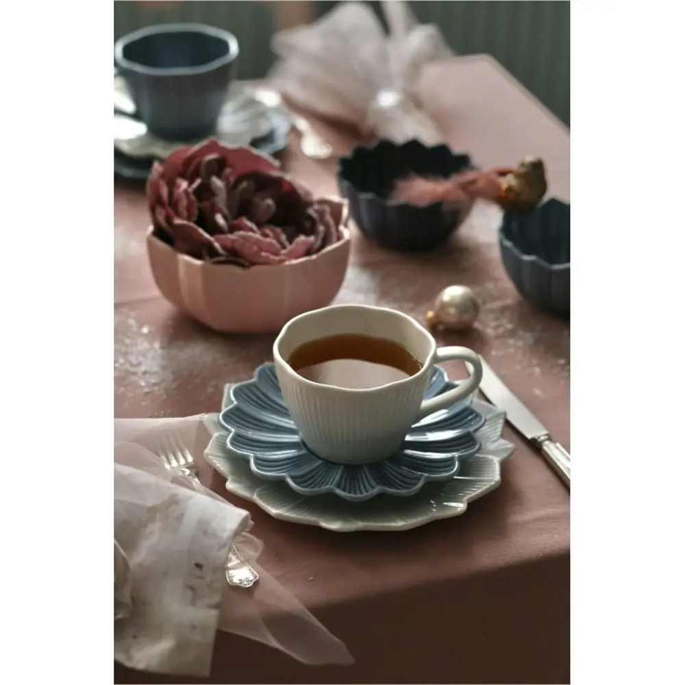 Фото 11 Чайный набор 265 мл Myatashop Lotus magic фарфор цвет голубой Фото 11 Чайный набор 265 мл Myatashop Lotus magic фарфор цвет голубой