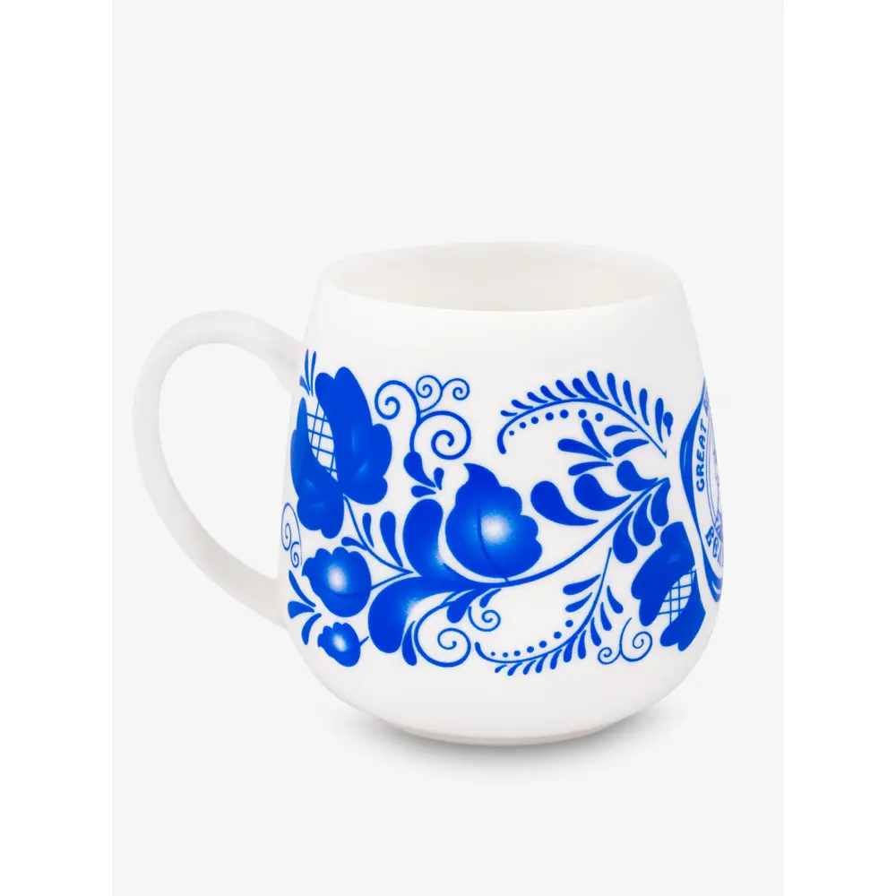 Фото 3 Кружка 525 мл Великоросс Морозные узоры фарфор