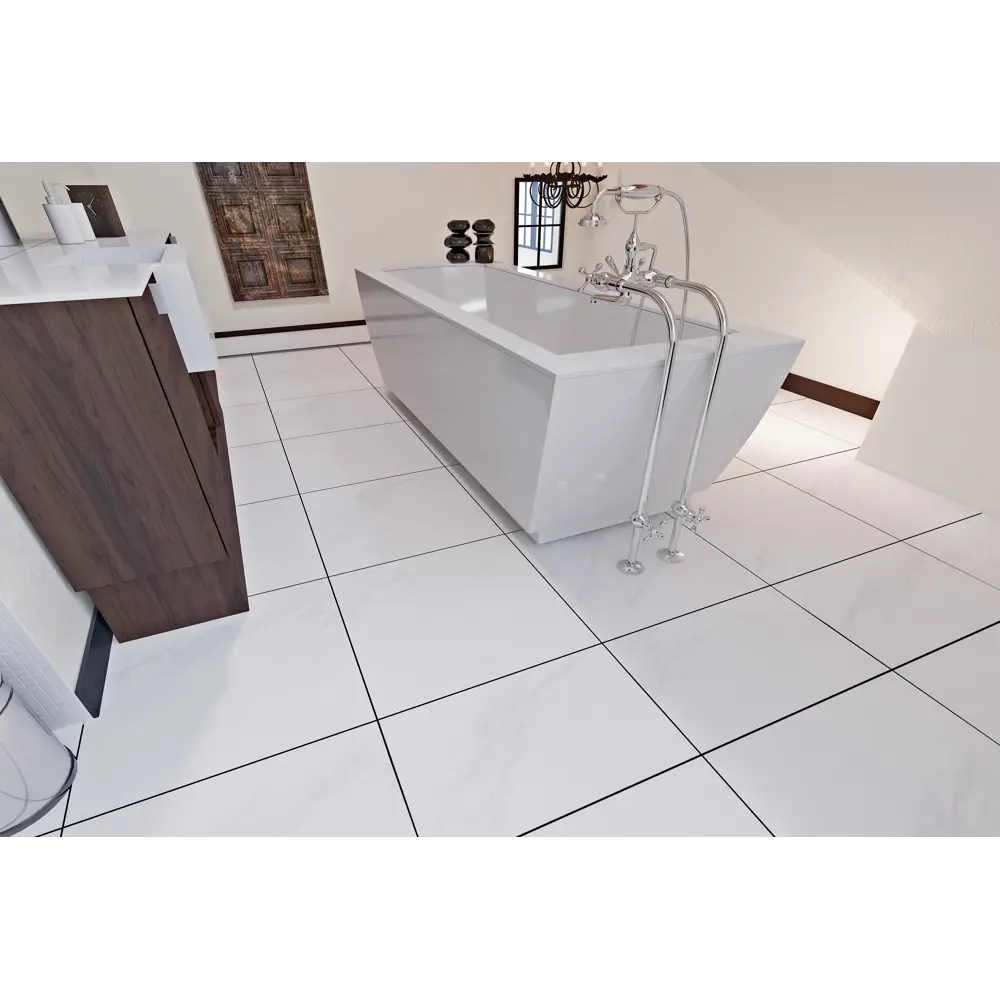 Фото 13 Керамогранит Гранитея G281M6060 60x60см 1.44 м² цвет белый, цена за упаковку Фото 13 Керамогранит Гранитея G281M6060 60x60см 1.44 м² цвет белый, цена за упаковку