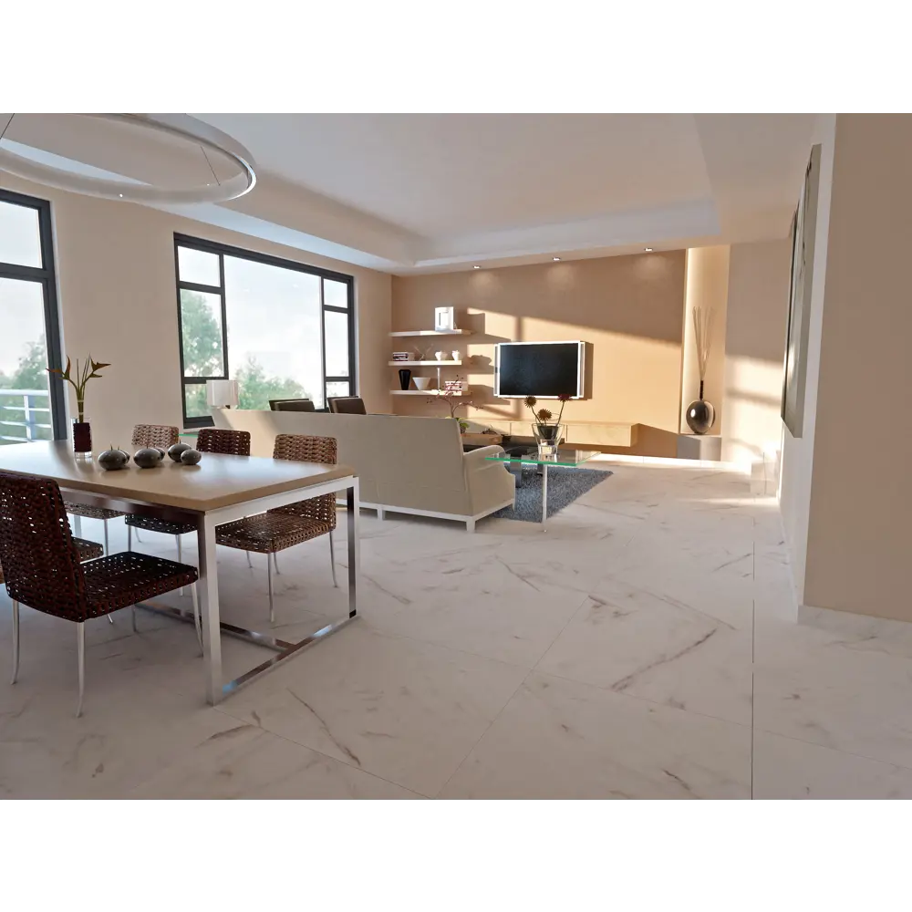 Фото 16 Керамогранит Гранитея G281M6060 60x60см 1.44 м² цвет белый, цена за упаковку Фото 16 Керамогранит Гранитея G281M6060 60x60см 1.44 м² цвет белый, цена за упаковку