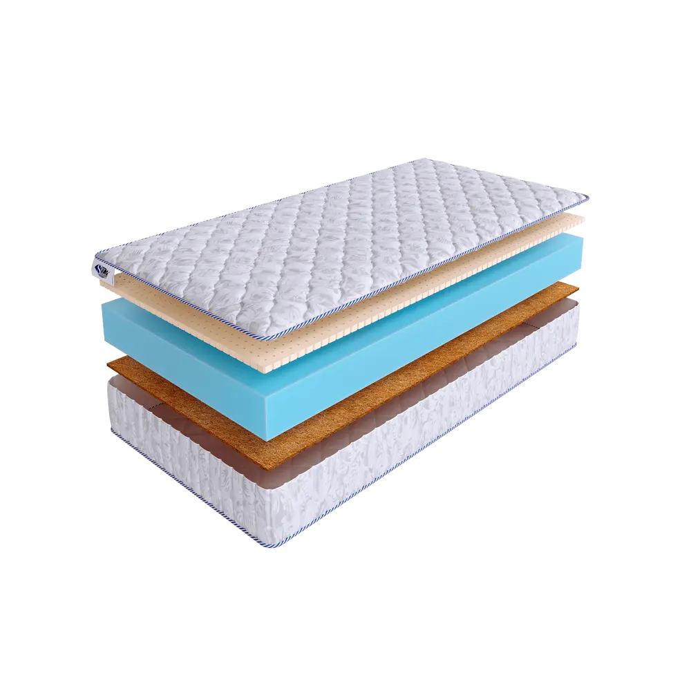 Фото Матрас SkySleep Flex Plus Mix 17 110x190 см беспружинный, полутораспальный, ортопедический, латексный, кокосовый Фото Матрас SkySleep Flex Plus Mix 17 110x190 см беспружинный, полутораспальный, ортопедический, латексный, кокосовый