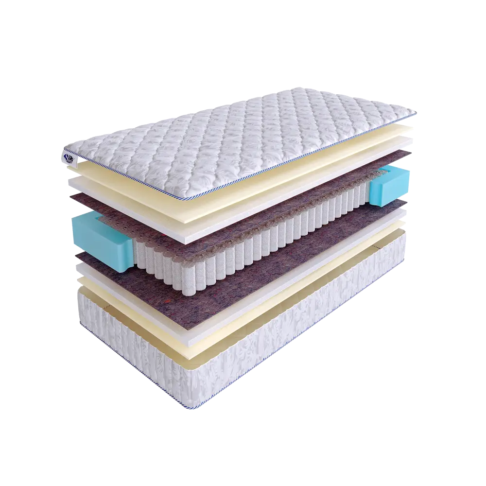 Фото Матрас SkySleep Practic Dense S500 95x186 см независимый пружинный блок, односпальный, ортопедический Фото Матрас SkySleep Practic Dense S500 95x186 см независимый пружинный блок, односпальный, ортопедический