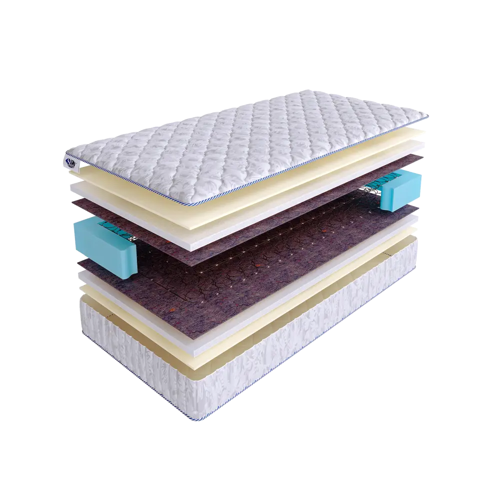 Фото Матрас SkySleep Practic Dense BS 175x175 см зависимый пружинный блок, двуспальный, ортопедический Фото Матрас SkySleep Practic Dense BS 175x175 см зависимый пружинный блок, двуспальный, ортопедический