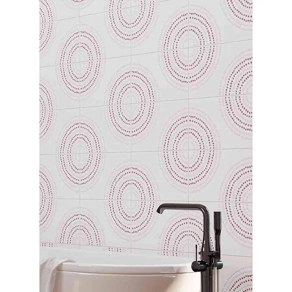 Фото 2 Керамическая вставка Creto Monica wave 25x40см Фото 2 Керамическая вставка Creto Monica wave 25x40см