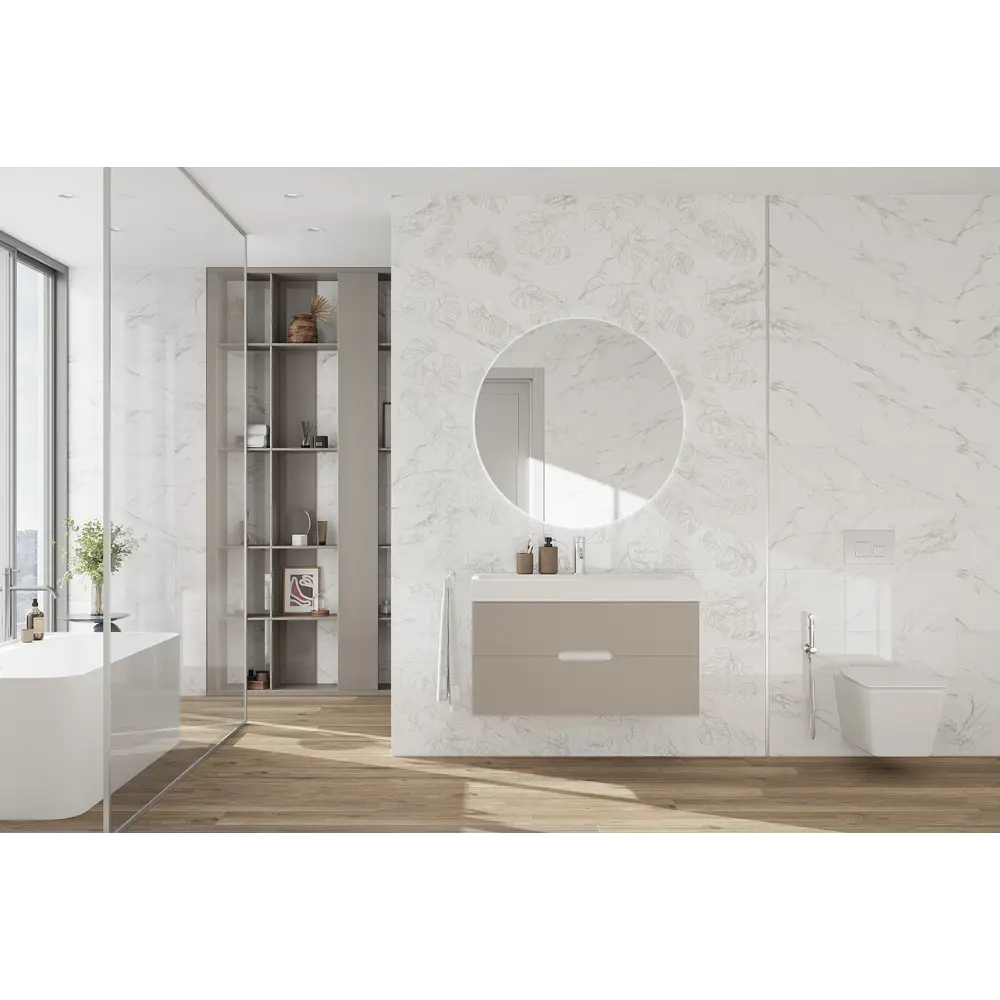 Фото Керамическая плитка Creto Lazzaro Pearl W M 30x90см R Glossy 1, цена за упаковку Фото Керамическая плитка Creto Lazzaro Pearl W M 30x90см R Glossy 1, цена за упаковку