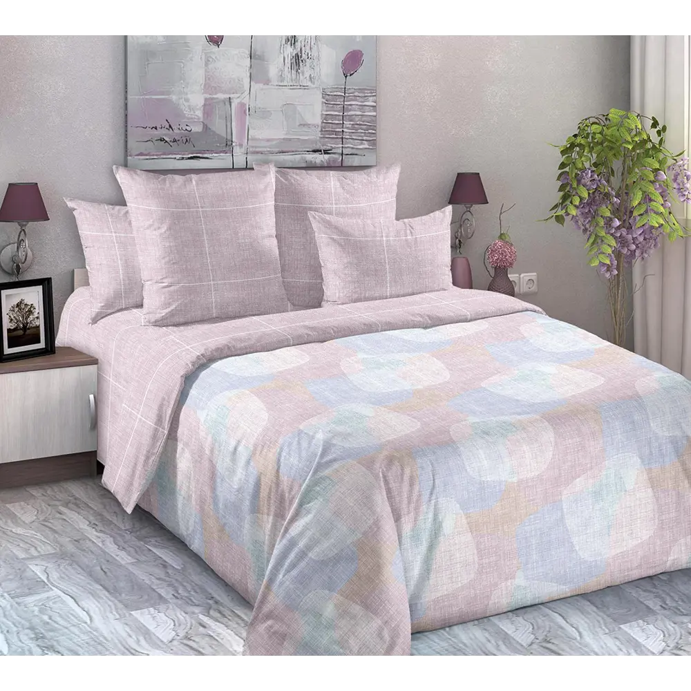 Фото Комплект постельного белья Home Mercury Челси перкаль двуспальный 4 наволочки Фото Комплект постельного белья Home Mercury Челси перкаль двуспальный 4 наволочки