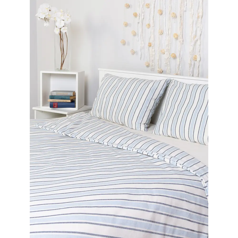 Фото 4 Комплект постельного белья Ambesonne 1001 хлопок евро цвет белый