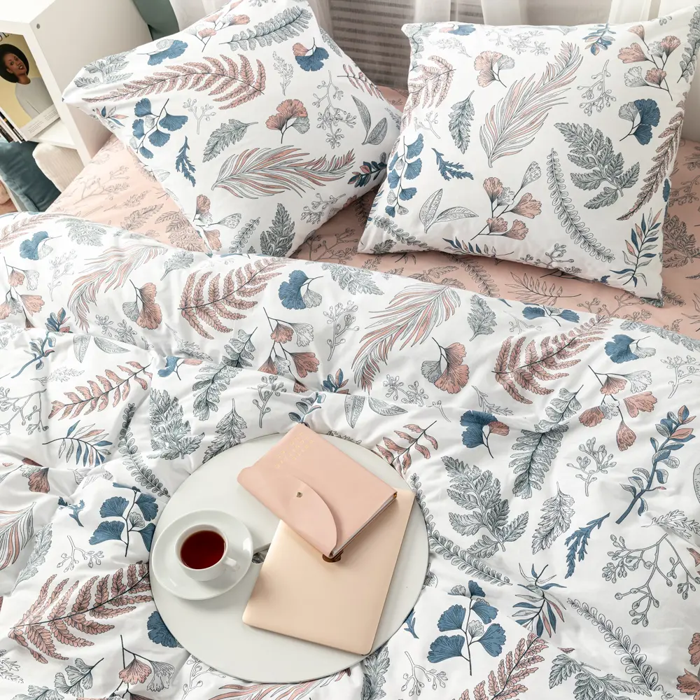 Фото Комплект постельного белья Веселина Тори 9631-1+9632-1 полутораспальный 2 наволочки 50x70 см бязь, разноцветный