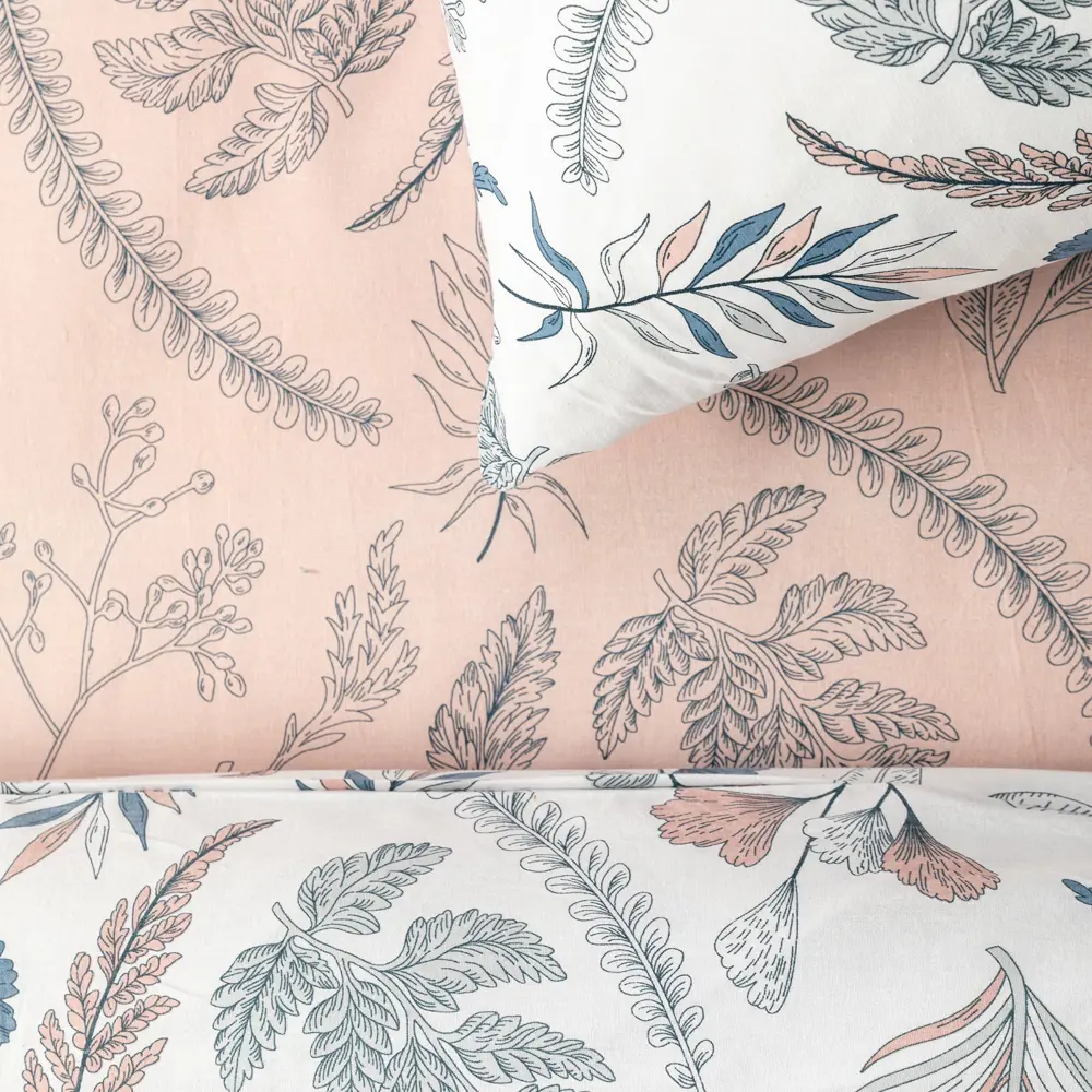 Фото 4 Комплект постельного белья Веселина Тори 9631-1+9632-1 полутораспальный 2 наволочки 50x70 см бязь, разноцветный