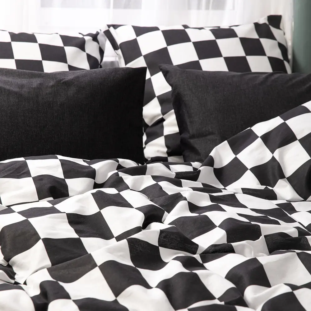 Фото 2 Комплект постельного белья Веселина харли (черный) двуспальный 2 наволочки 50x70, бязь, разноцветный Фото 2 Комплект постельного белья Веселина харли (черный) двуспальный 2 наволочки 50x70, бязь, разноцветный