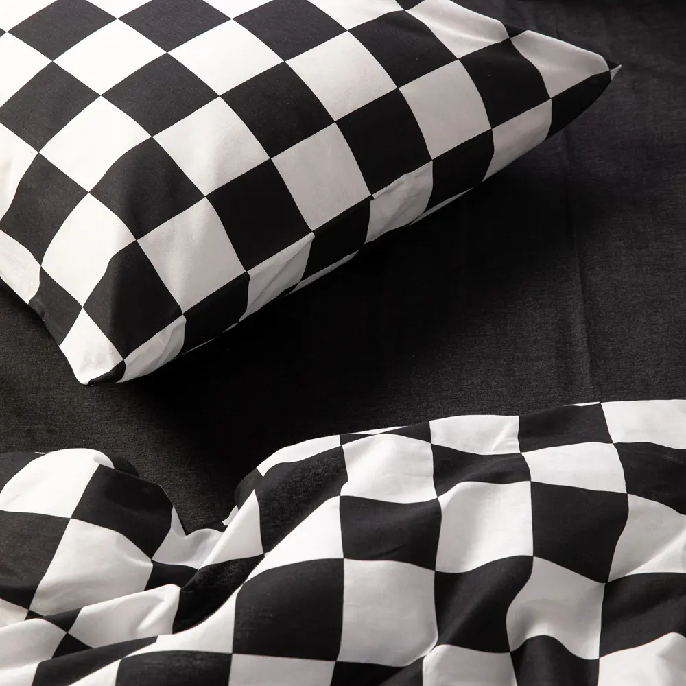 Фото 7 Комплект постельного белья Веселина харли (черный) двуспальный 2 наволочки 50x70, бязь, разноцветный Фото 7 Комплект постельного белья Веселина харли (черный) двуспальный 2 наволочки 50x70, бязь, разноцветный