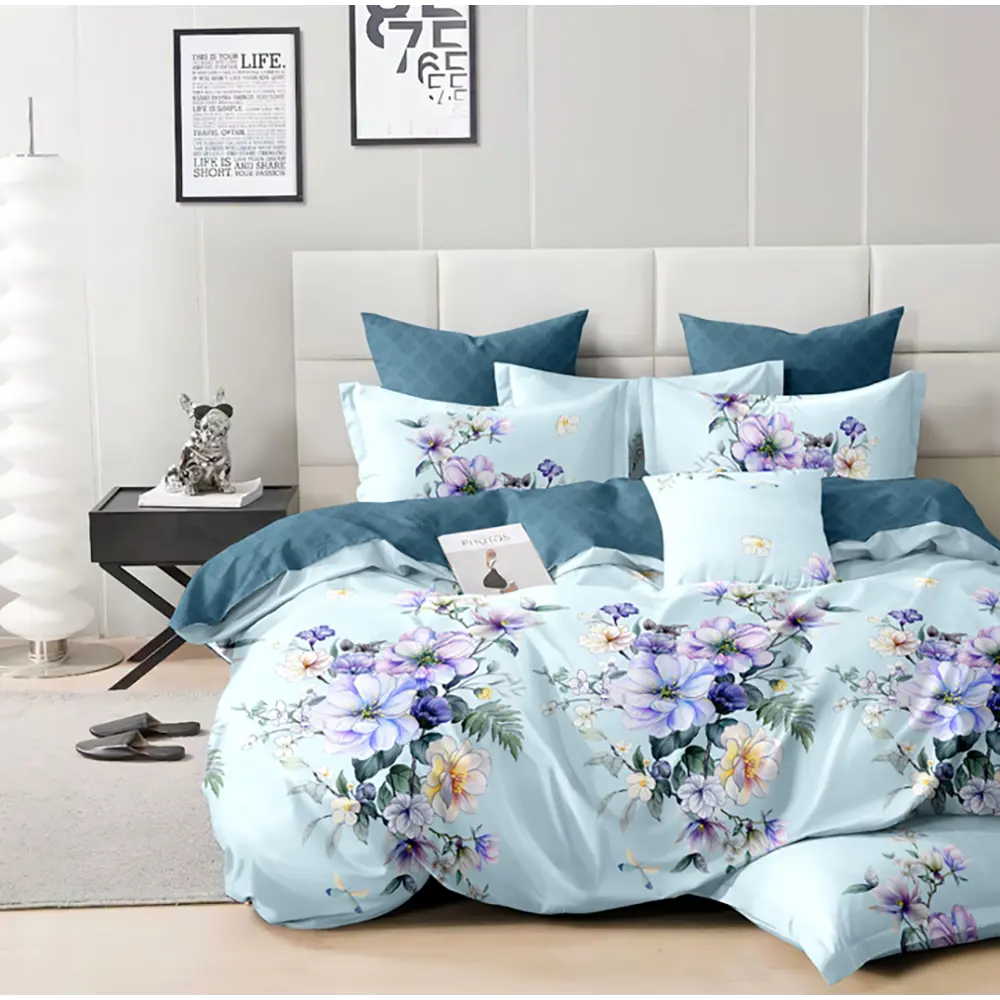 Фото Комплект постельного белья Home Mercury Тюильри 26980, полутораспальный, поплин, разноцветный