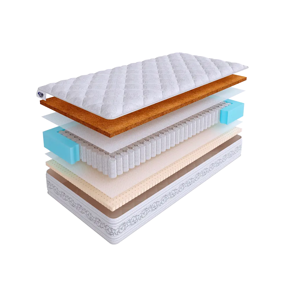 Фото Матрас SkySleep EXPERT COMBO S500 200x220 см независимый пружинный блок, двуспальный, ортопедический, латексный Фото Матрас SkySleep EXPERT COMBO S500 200x220 см независимый пружинный блок, двуспальный, ортопедический, латексный