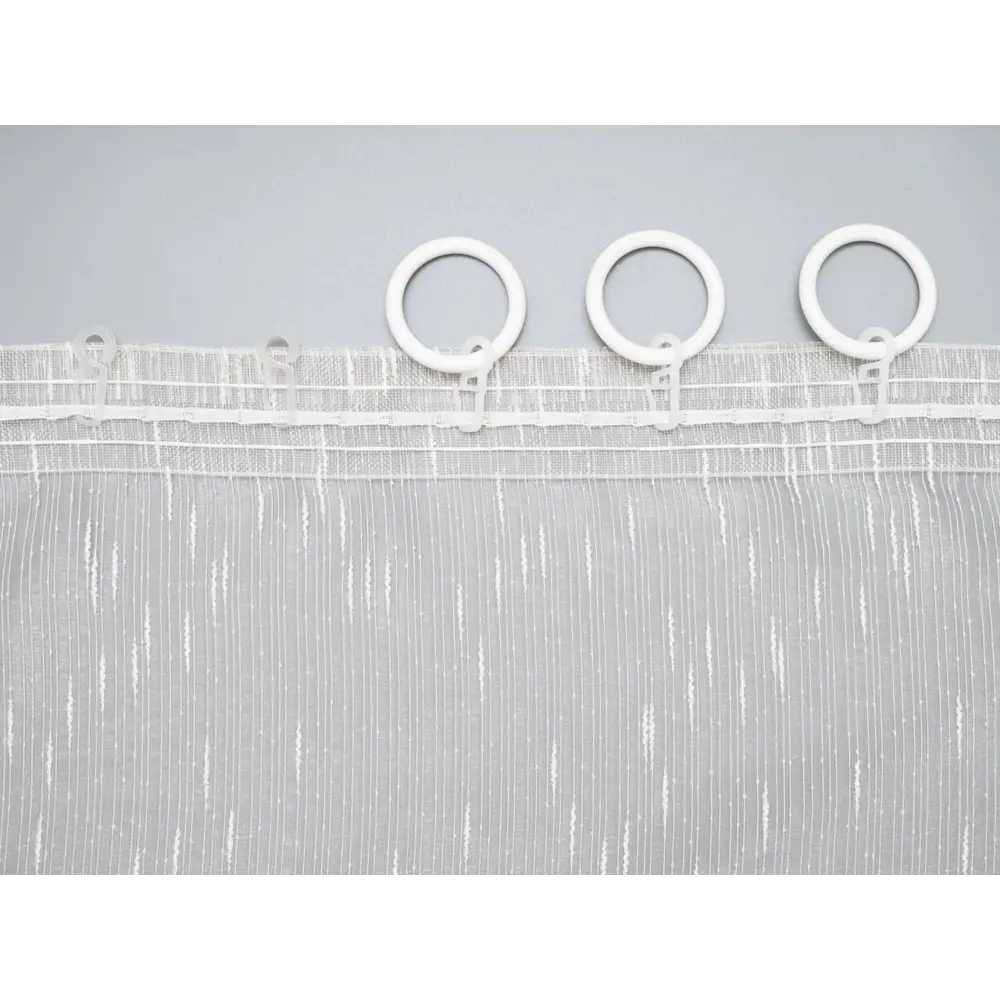 Фото 2 Тюль на шторной ленте Дождик 300x270 см цвет ваниль Фото 2 Тюль на шторной ленте Дождик 300x270 см цвет ваниль