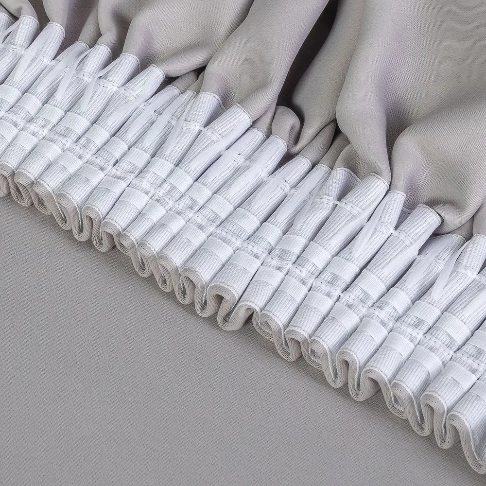 Фото 5 Комплект штор на шторной ленте Nightflex блэкаут Айсберг 150x270 см цвет серый/светло-серый Фото 5 Комплект штор на шторной ленте Nightflex блэкаут Айсберг 150x270 см цвет серый/светло-серый