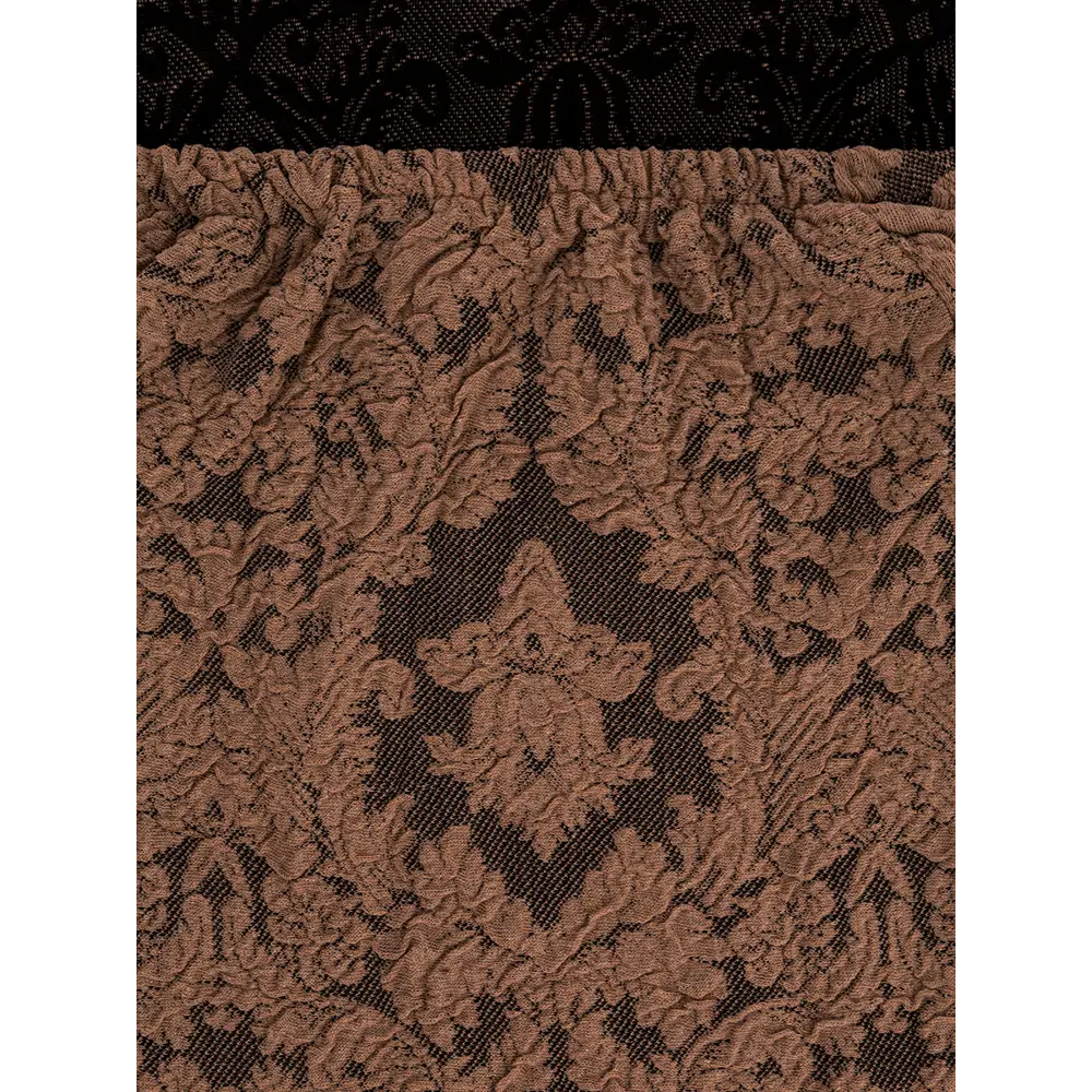 Фото 4 Чехол на стул Lucky Жаккард2 40x40x45 см коричневый N000017 Фото 4 Чехол на стул Lucky Жаккард2 40x40x45 см коричневый N000017