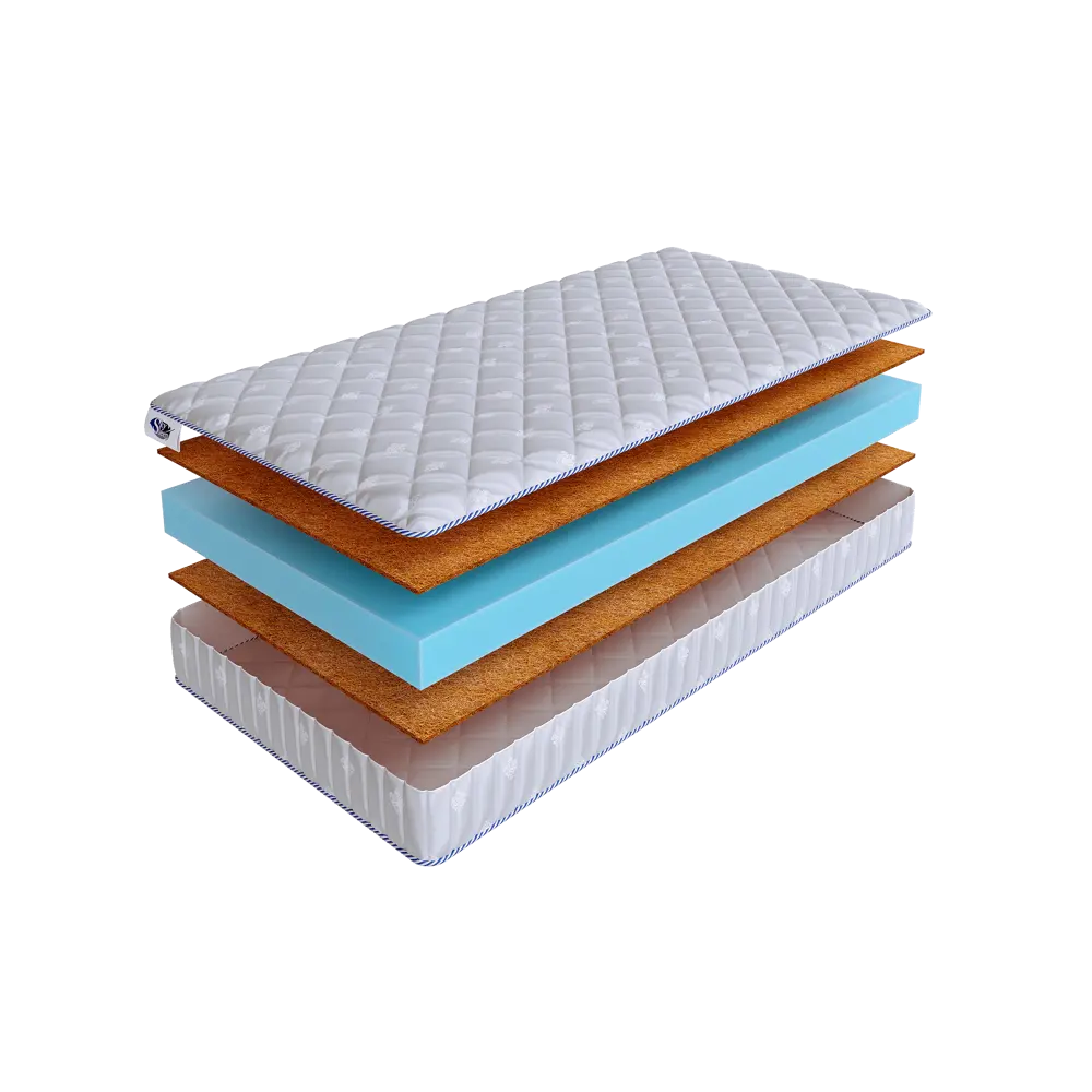 Фото Матрас SkySleep Twist Model 2S 150x195 см беспружинный, двуспальный, ортопедический, жесткий, кокосовый Фото Матрас SkySleep Twist Model 2S 150x195 см беспружинный, двуспальный, ортопедический, жесткий, кокосовый