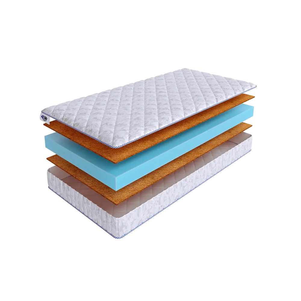 Фото Матрас SkySleep Twist Model 2 90x220 см беспружинный, односпальный, ортопедический, жесткий, кокосовый Фото Матрас SkySleep Twist Model 2 90x220 см беспружинный, односпальный, ортопедический, жесткий, кокосовый