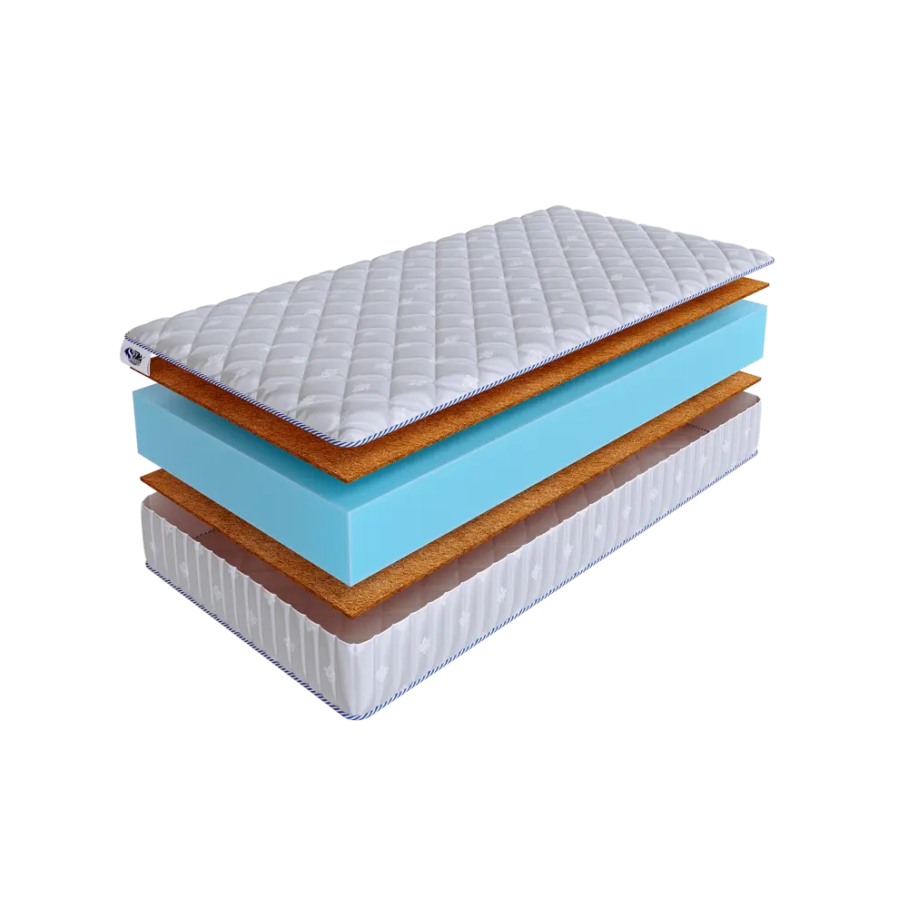 Фото Матрас SkySleep Twist Model 4S 160x205 см беспружинный, двуспальный, ортопедический, жесткий, кокосовый Фото Матрас SkySleep Twist Model 4S 160x205 см беспружинный, двуспальный, ортопедический, жесткий, кокосовый