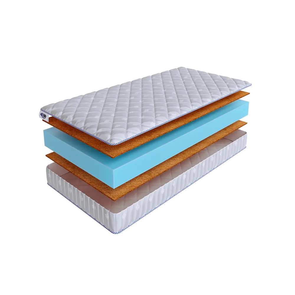 Фото Матрас SkySleep Twist Model 3S 80x200 см беспружинный, односпальный, ортопедический, жесткий, кокосовый Фото Матрас SkySleep Twist Model 3S 80x200 см беспружинный, односпальный, ортопедический, жесткий, кокосовый
