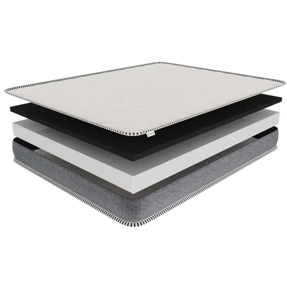 Фото Матрас Hypnoz Foam Coal 80x200 см беспружинный, односпальный, жесткий Фото Матрас Hypnoz Foam Coal 80x200 см беспружинный, односпальный, жесткий