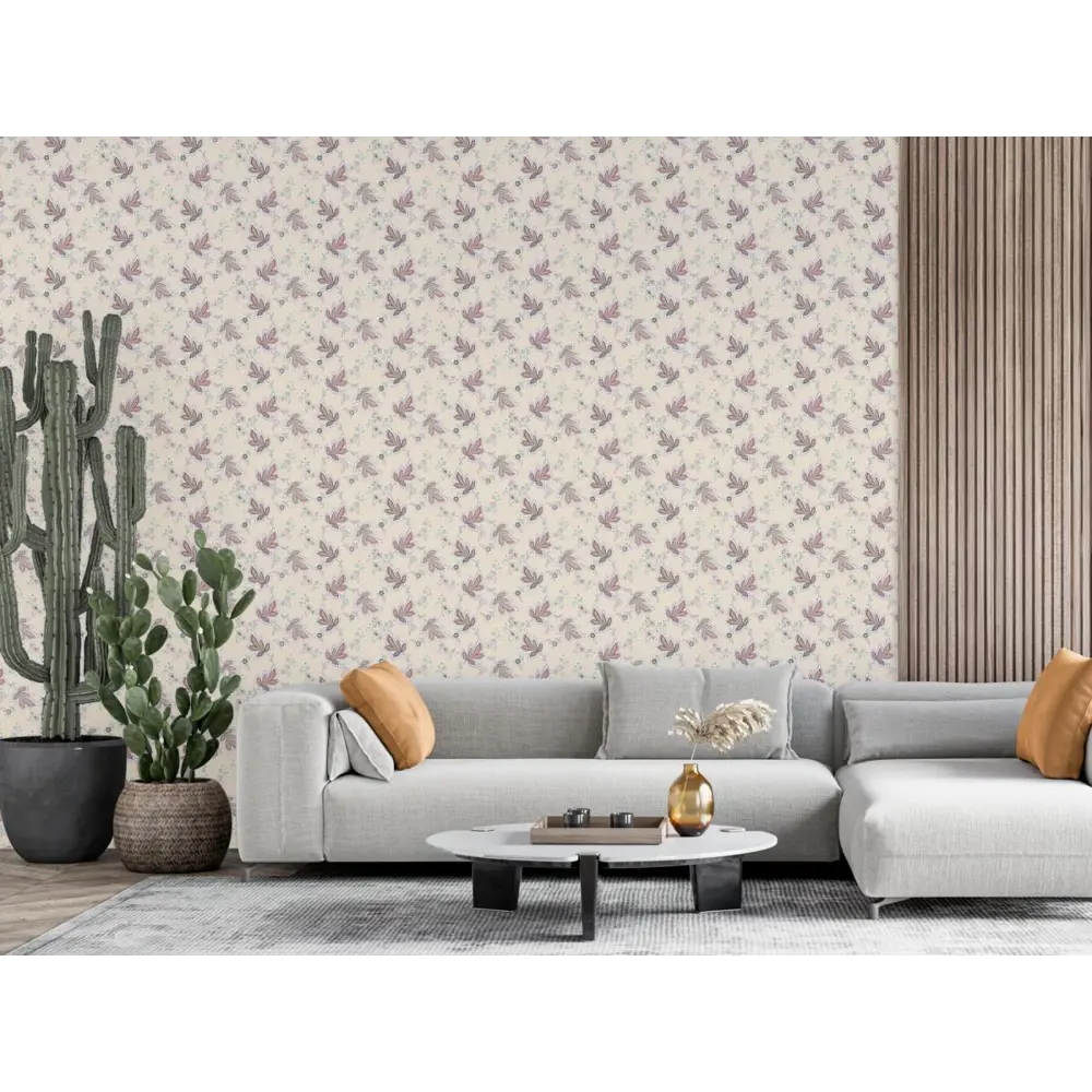 Фото 5 Обои флизелиновые Decoracion Узорные листья 1 м цвет бежевый/серый 7051406-vinil-280x100x4 Фото 5 Обои флизелиновые Decoracion Узорные листья 1 м цвет бежевый/серый 7051406-vinil-280x100x4